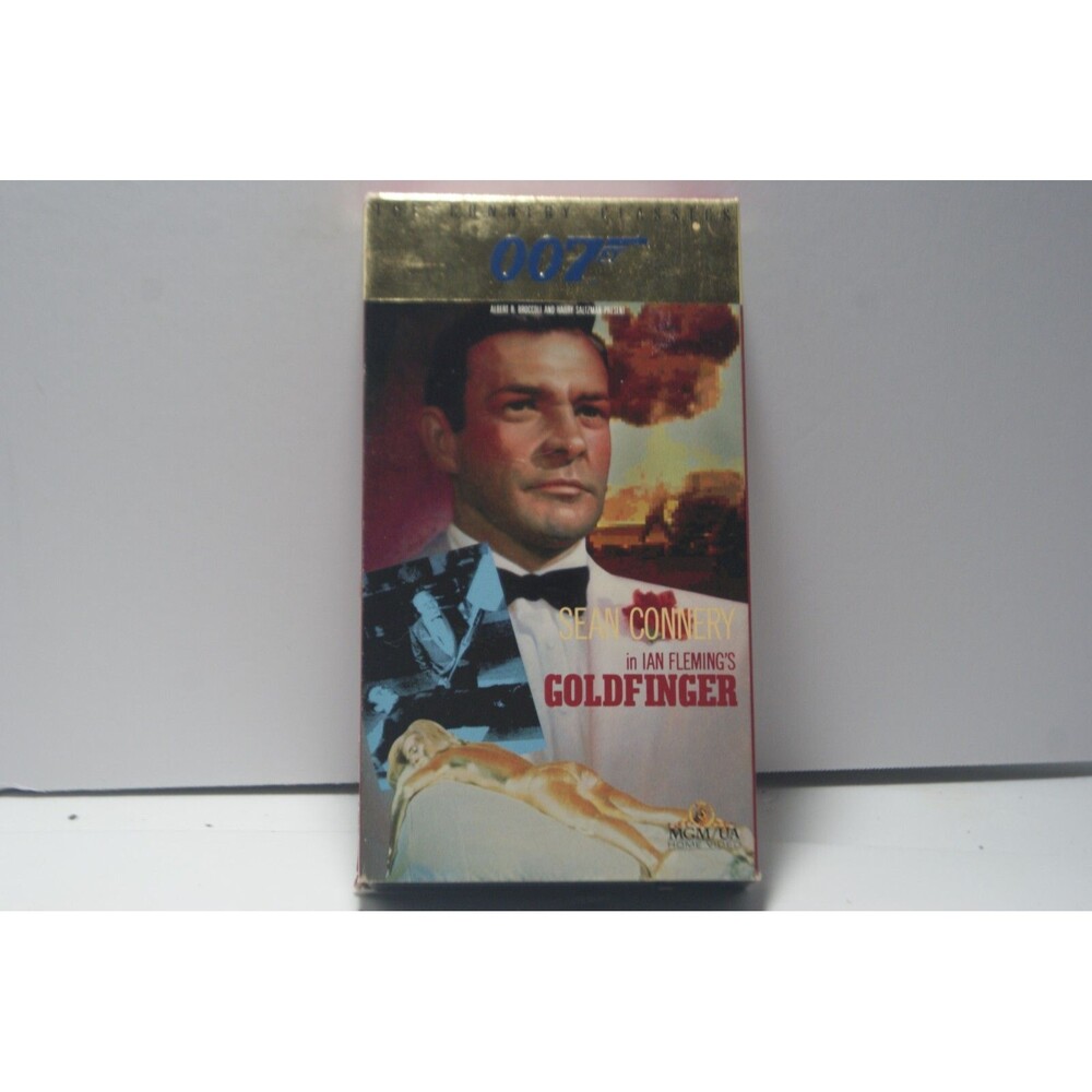 Goldfinger (VHS, 1988) Sean Connery as 007 Action Spy Film
